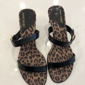 Nine West Black Sandals